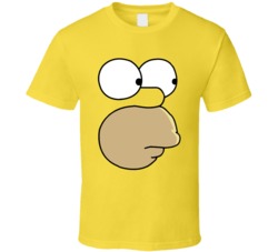 Homer Simpson Big Face T Shirt