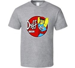 Duff Man Beer Simpsons Oh Yeah T Shirt