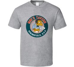Moe's Tavern Springfield Usa Simpsons Fan T Shirt