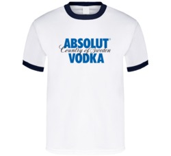 Absolute Vodka Country Of Sweden T Shirt