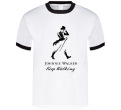 Johnnie Walker Keep Walking Whiskey T Shirt