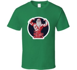 The North Swole Jacked Santa T Shirt