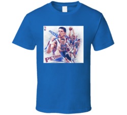 Drazen Petrovic New Jersey Croatia T Shirt