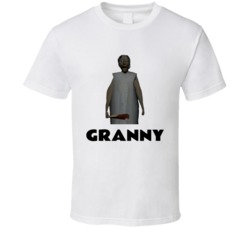 Granny Survival Horror Scary Video Game T Shirt