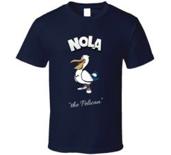 Nola The Pelican Basketball Fan T Shirt