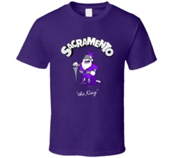 Sacramento The King Basketball Fan T Shirt