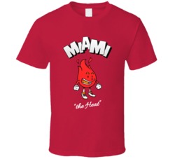 Miami The Heat Basketball Fan T Shirt