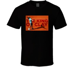Rafael Nadal The King Of Clay Tennis T Shirt