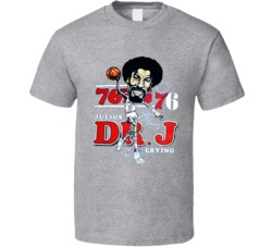 Dr J Julius Erving Basketball Fan T Shirt