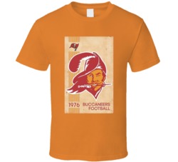 Retro Tampa Bay Football Logo 1976 T Shirt