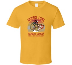San Francisco Girl Classy And Sassy Football T Shirt