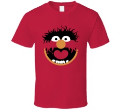 Animal Big Face Muppets T Shirt