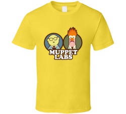 Muppet Labs Beaker Meep Dr Bunsen Honeydew T Shirt