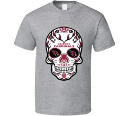 Day Of The Dead Football Skulls Arizona T Shirt