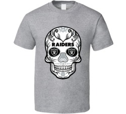 Day Of The Dead Football Skulls Las Vegas T Shirt
