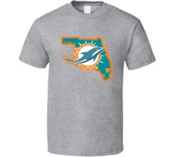 Dolphins Florida State Love Miami Football Fan T Shirt