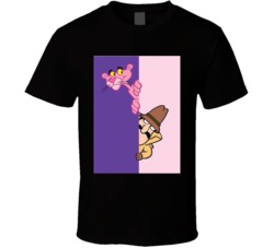 Pink Panther Inspector Cartoon T Shirt