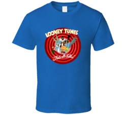 Looney Tunes Thats All Folks Porkie Pig Bugs Bunny Daffy T Shirt