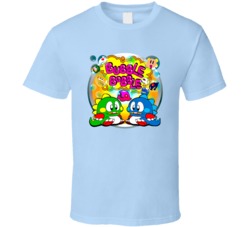 Bubble Bobble Popular Video Game Fan T Shirt