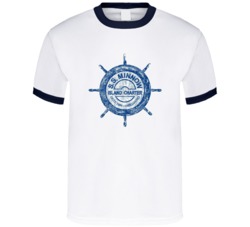 Ss Minnow Island Charter Gilligans Island T Shirt