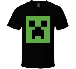 Minecraft Big Face Creeper T Shirt