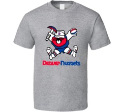 Denver Nuggets Retro Basketball Logo T Shirt
