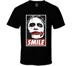 Heath Ledger Joker Smile Hope T Shirt