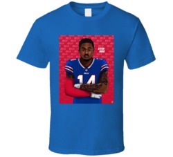 Stefon Diggs Buffalo Wide Receiver Football T Shirt