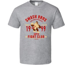 Smash Bros Donkey Kong Super Fight Club T Shirt