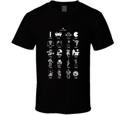 Best Video Games All Time Pac Man Tetris T Shirt