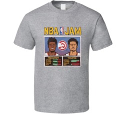 Nba Jam Atlanta Reddish Trey Young T Shirt