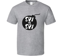 Spy Vs Spy Bomb Logo T Shirt