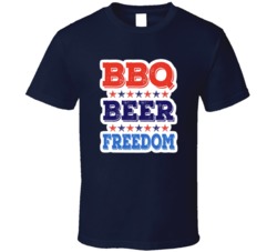Bbq Beer Freedom T Shirt