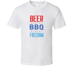 Nevada Man Bbq Beer Freedom T Shirt