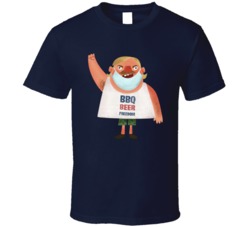 Crazy Nevada Man Bbq Beer Freedom T Shirt