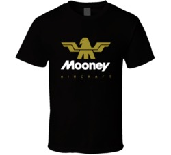 Mooney Aircraft Logo Plane T Shirt