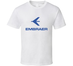 Embraer Aircraft Logo T Shirt