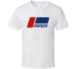Piper Aircraft Plane Logo T Shirt