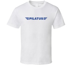 Pilatus Aircraft Plane Logo T Shirt