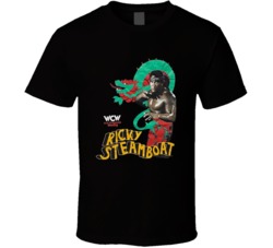 Ricky Steamboat Popular Wrestler Sports Fan T Shirt