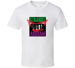 Straight Outta Arkham Joker Smile T Shirt