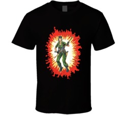 Gi Joe Cobra Character Card Lady Jaye T Shirt