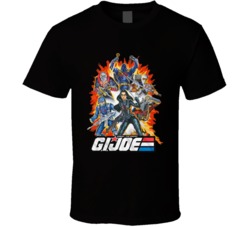 Gi Joe Cobra Commander Destro Strom Shadow Baroness T Shirt