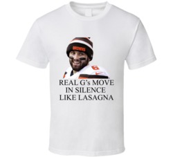 Baker Mayfield Cleveland Real Gs Move In Silence Like Lasagna T Shirt