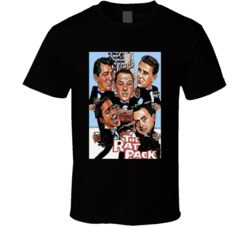 The Rat Pack Caricature Dean Martin Frank Sinatra Sammy Davis T Shirt