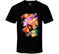Daniel Bryan Zack Ryder Kane Santina Popular Wrestlers Sports Fan T Sh