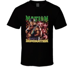 Nation Of Domination Popular Wrestlers Sports Fan T Shirt