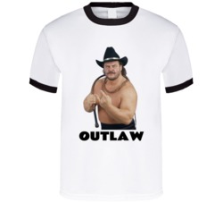 Outlaw Ron Bass Texan Cowboy T Shirt