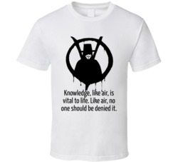 V For Vendetta Knowledge Like Air Is Vital To Life Like Air No One Sho