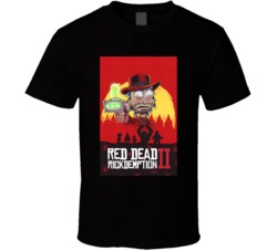 Red Dead Rickdemption 2 Rick And Morty T Shirt